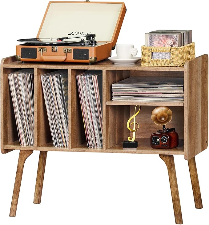 Lerliuo Record Player Stand by Lerliuo