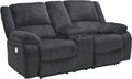 Signature Design by Ashley Draycoll Power Double Reclining Loveseat by SignatureDesignbyAshley