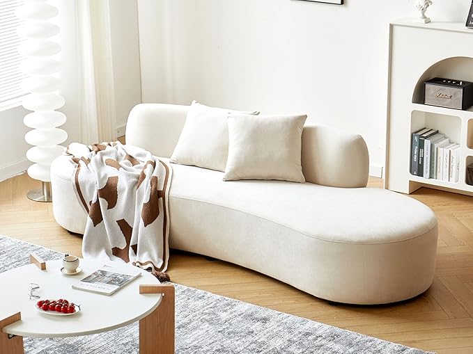 Container Furniture Direct 90" Curved Sofa by ContainerDirect