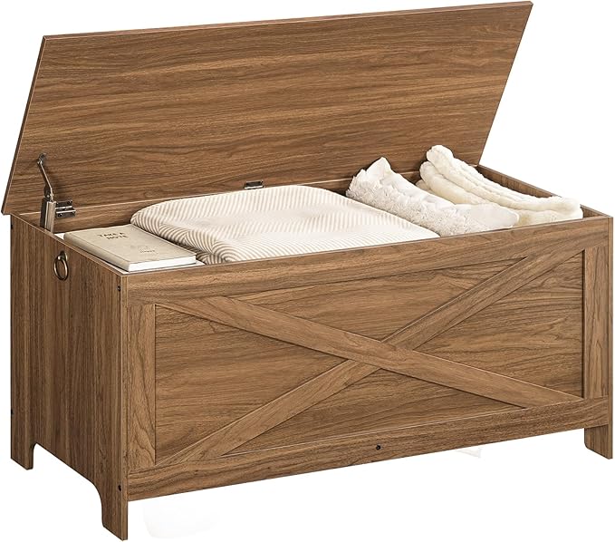 43.3" Toy Chest, Sturdy Entryway Storage Chest - Image 3