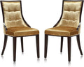 Manhattan Comfort Fifth Avenue Velvet Dining Chairs, Parsons Accent Furniture by ManhattanComfort