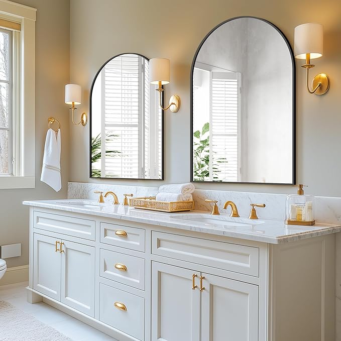Arched Wall Mirror for Bathroom, Mirrors for Wall, Vanity Mirror for Bedroom - Image 4