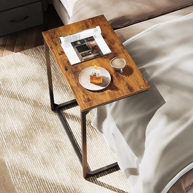 WLIVE C-Shaped End Table, Small Side Tables - Image 6