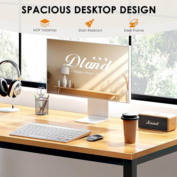 DlandHome 39 inches Small Computer Desk - Image 4