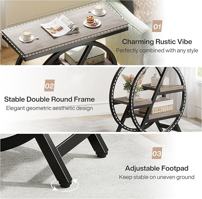 LITTLE TREE End Table, Narrow Side Table - Image 7