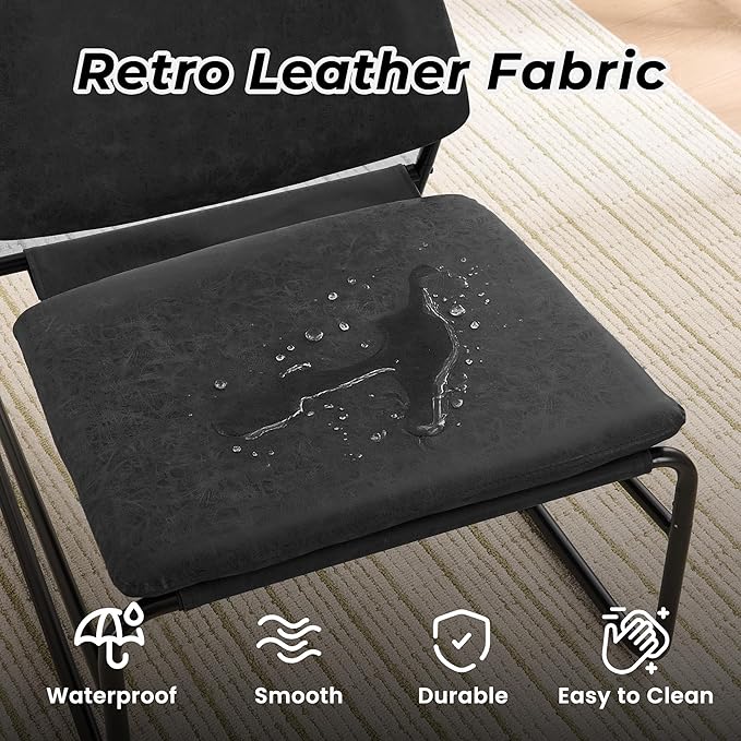 DAICO Modern Accent Chair Comfy Living Room Chair Armless Sling Accent Chairs - Image 4
