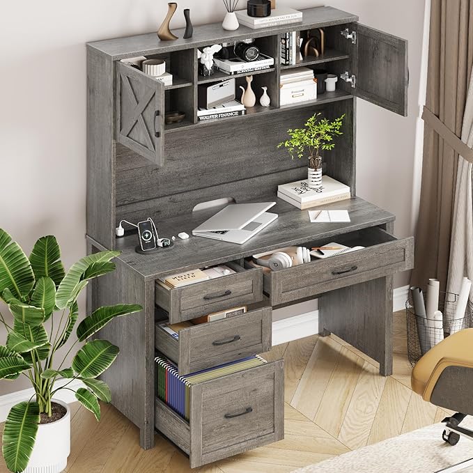 Farmhouse 67" H Executive Desk - Image 4