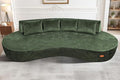 Homguava 104'' Modular Sectional Sofa, Curved Modern Sofa by Homguava