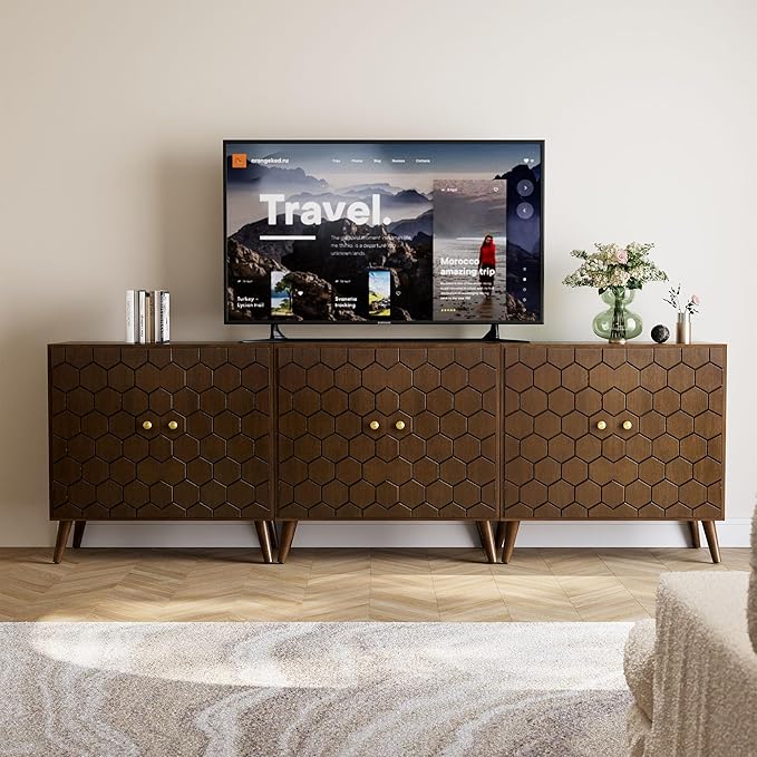 COSIEST Set of 3 32" Storage Sideboards by COSIEST