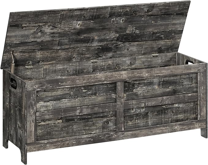 Storage Chest, 47.2” Large Toy Chest, Entryway Storage Trunk, Storage Bench by MAHANCRIS