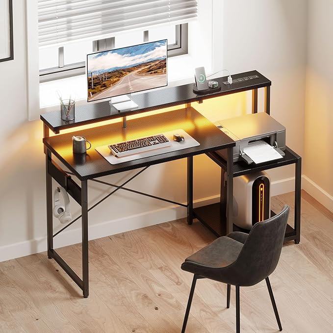 AODK Computer Desk, 48 Inch Gaming Desk - Image 9