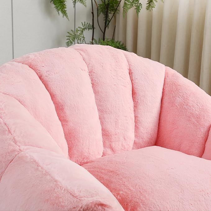 Furniliving Bean Bag Chair, Giant Bean Bag Chair Stuffed Floor Sofa - Image 7