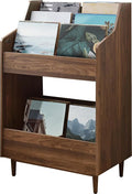 Crosley Furniture Liam Vinyl Record Storage Stand, Tiered Storage Shelves by CrosleyFurniture