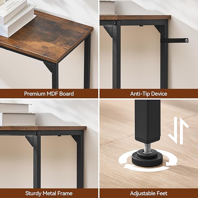 Console Table, Narrow Entryway Table, Thin Sofa Table, Behind Couch Table - Image 6
