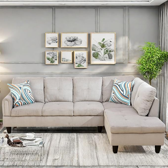 Convertible Sectional Couch, Large L Shaped Couch - Image 3