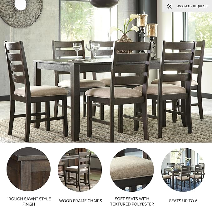 Signature Design by Ashley Rokane 20" Dining Room Table Set - Image 3