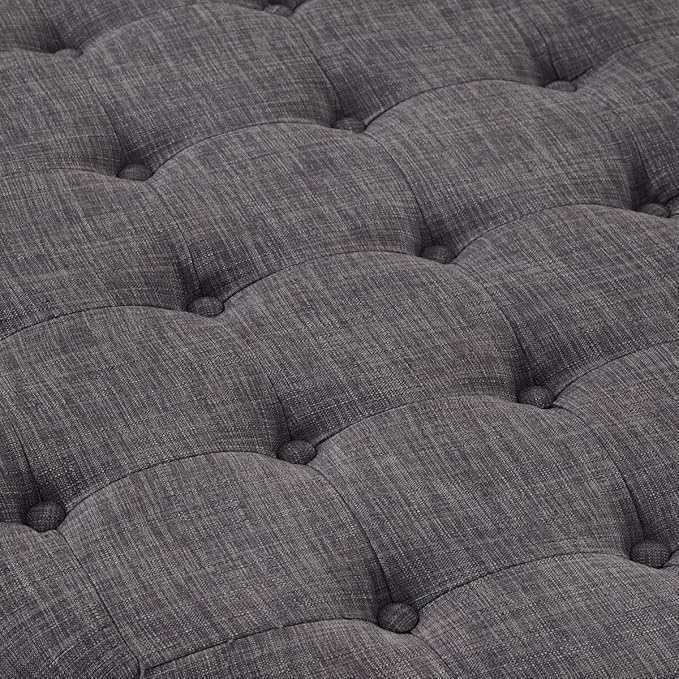 24KF Upholstered Round Coffee Table - Image 7