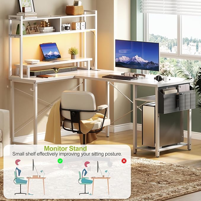 Small L Shaped Desk Gaming Desk - Image 6
