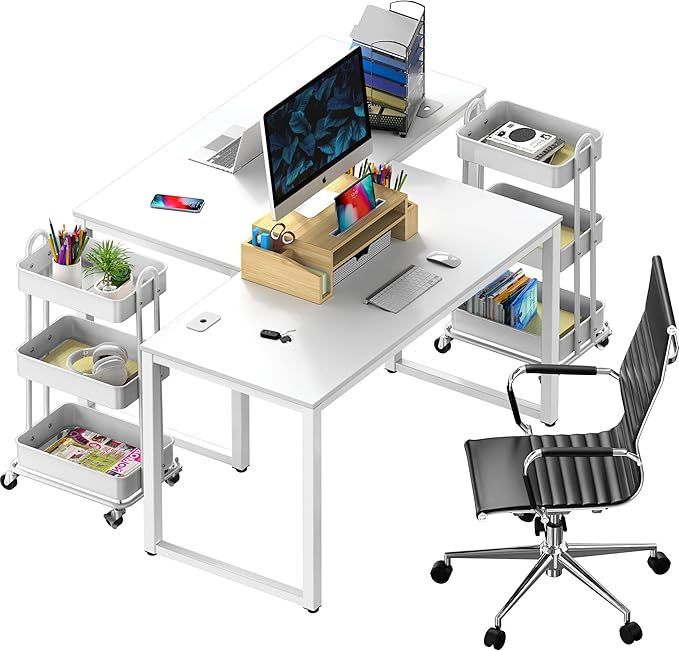 SHW 48-Inch Commercial-Grade Office Computer Desk - Image 5