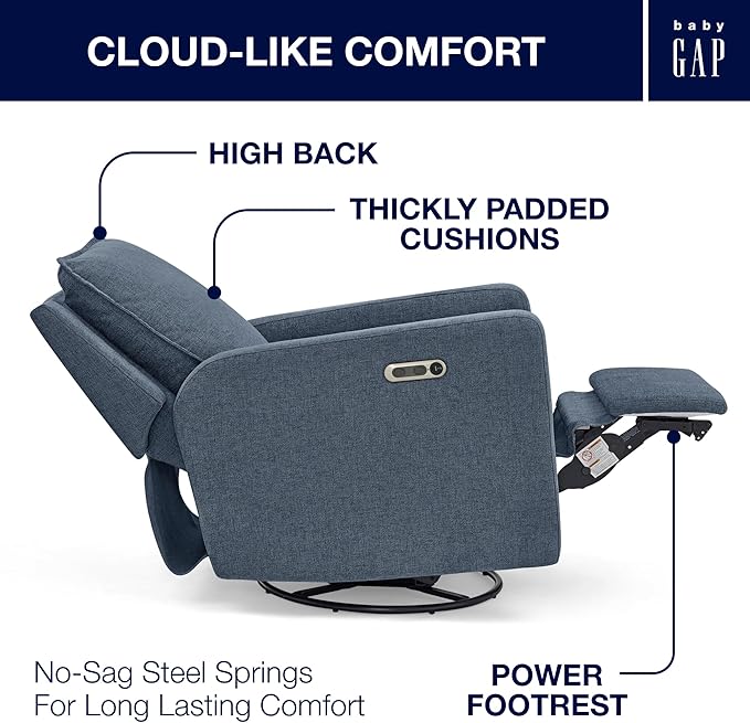 Delta Children babyGap Harlowe Power Recliner - Image 8