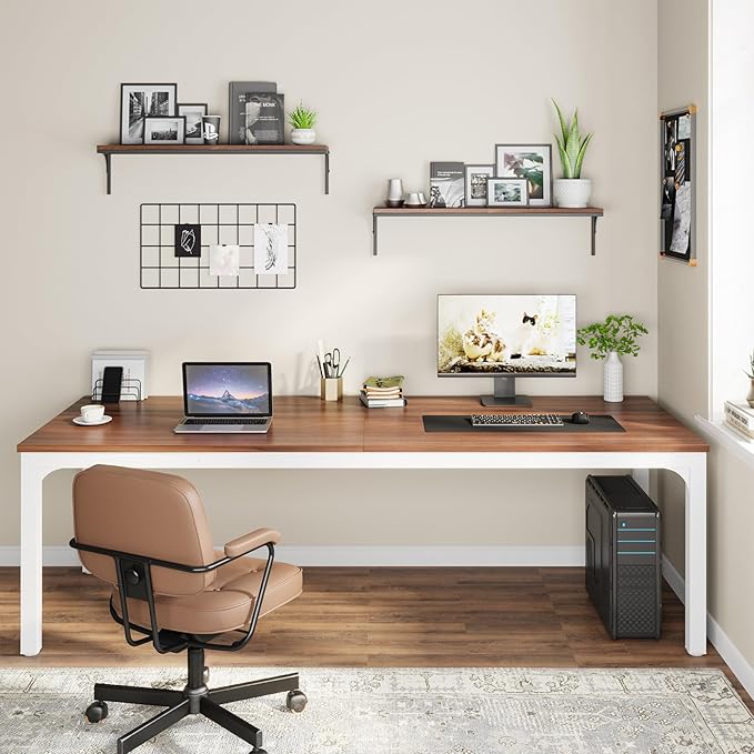 Tribesigns 78.7 Inches Extra Long Computer Desk 2 Person Desk, Double Long Desk - Image 4