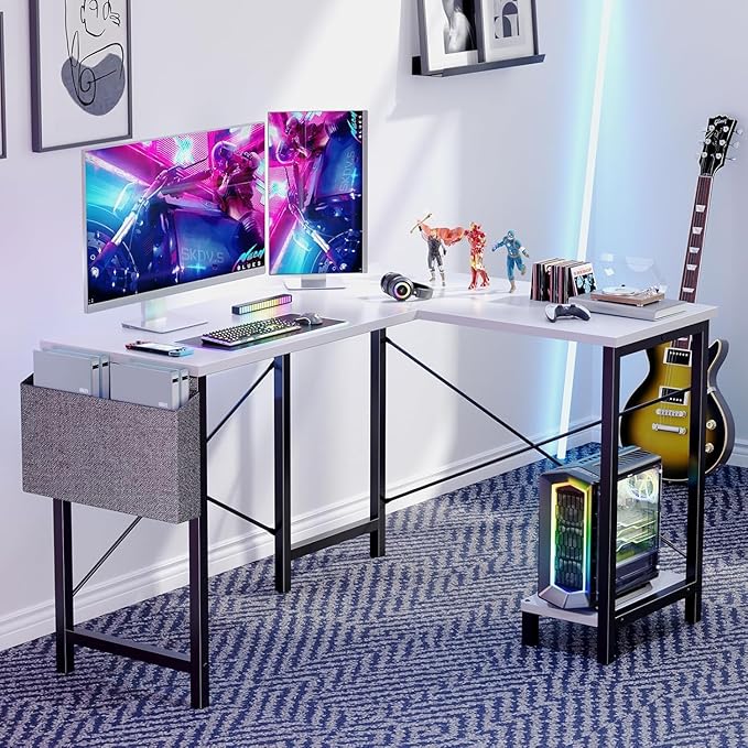 Whitmor L Shaped Gaming Desk - Image 7