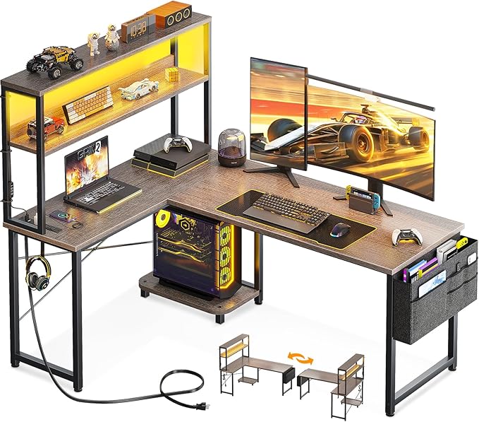 AODK L Shaped Desk Gaming Desk by AODK