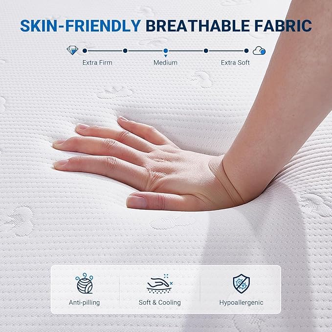 Avenco Queen Mattress, 12 Inch Queen Memory Foam Mattress in a Box - Image 4