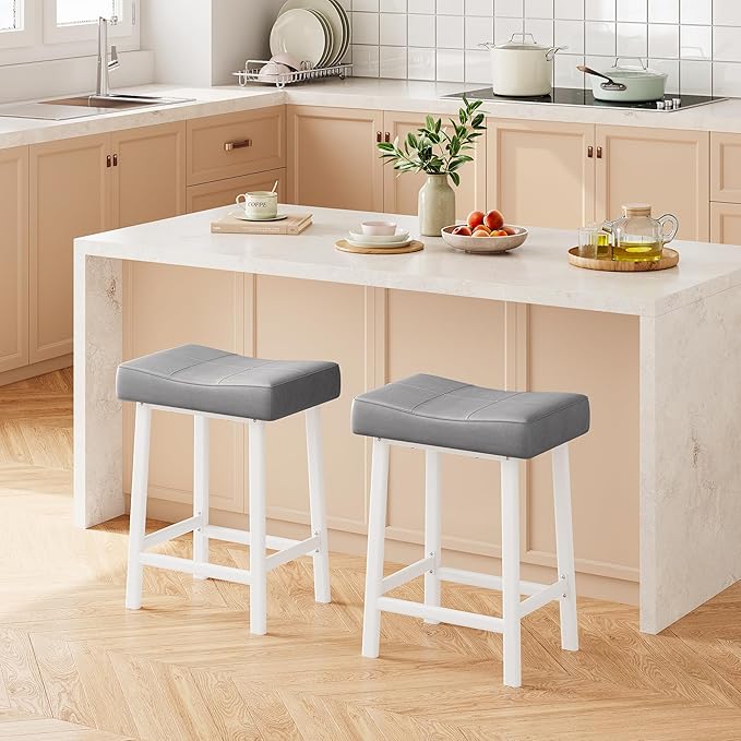GarveeHome Counter Height Bar Stools Set of 4, 24 Inch Barstools - Image 9