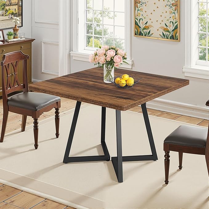NicBex 31.5 Inch Square Dining Table by NicBex