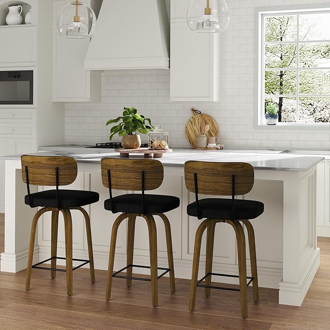 Swivel Counter Height Bar Stools - Image 9