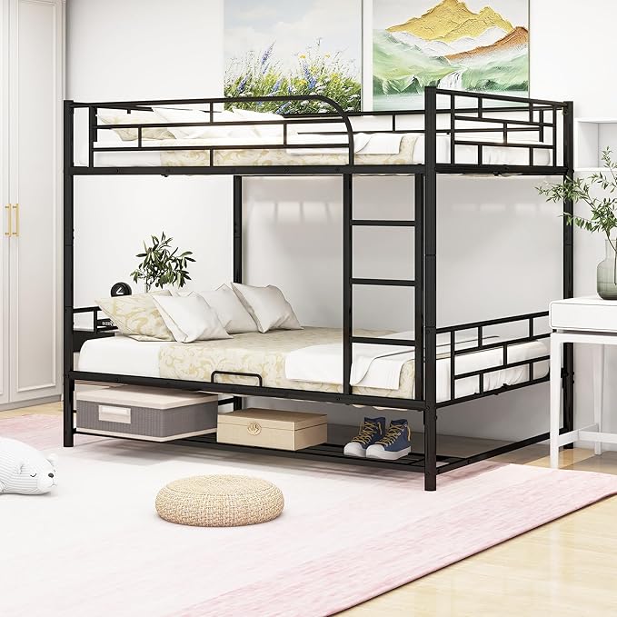 Metal Full Over Full Bunk Bed by Favfurish