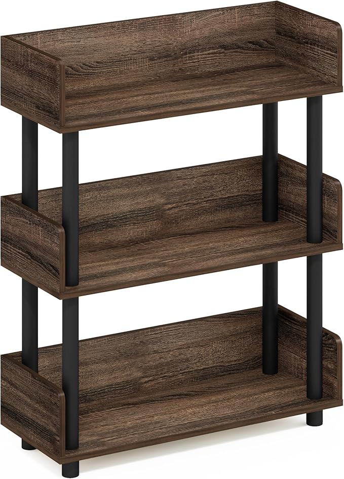 Furinno Turn-N-Tube 3-Tier Multipurposes Display Rack, Open Shelf Rack/Storage - Image 5