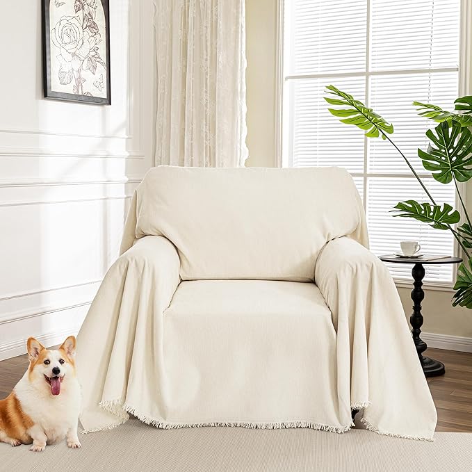 MYSKY HOME Oversized Armchair Couch Cover by MYSKYHOME