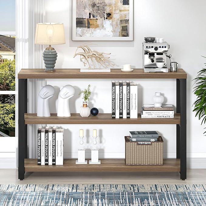 EXCEFUR Modern Sofa Table Behind Couch, Console Table - Image 7