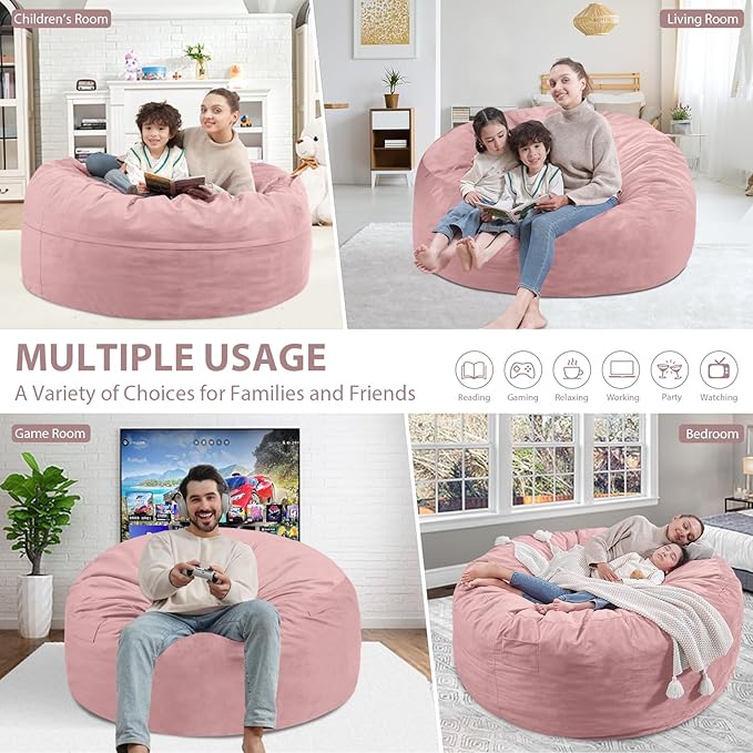 3FT Bean Bag Chair, Comfy Bean Bag Chairs - Image 5