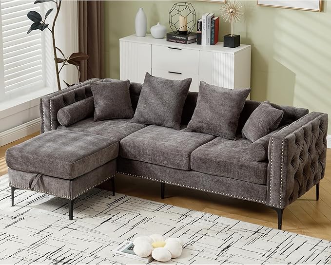 Ball & Cast 85" L Shaped Sectional Sofa by BallCast