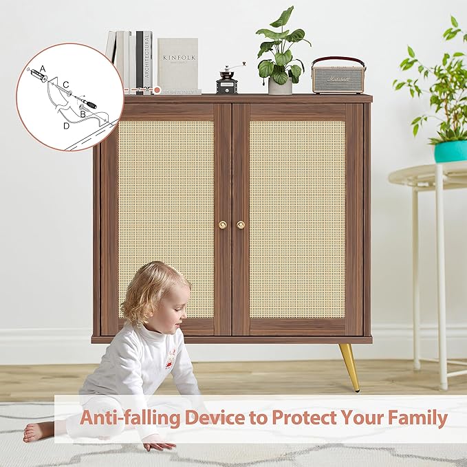 Shintenchi Rattan Buffet Cabinet - Image 5