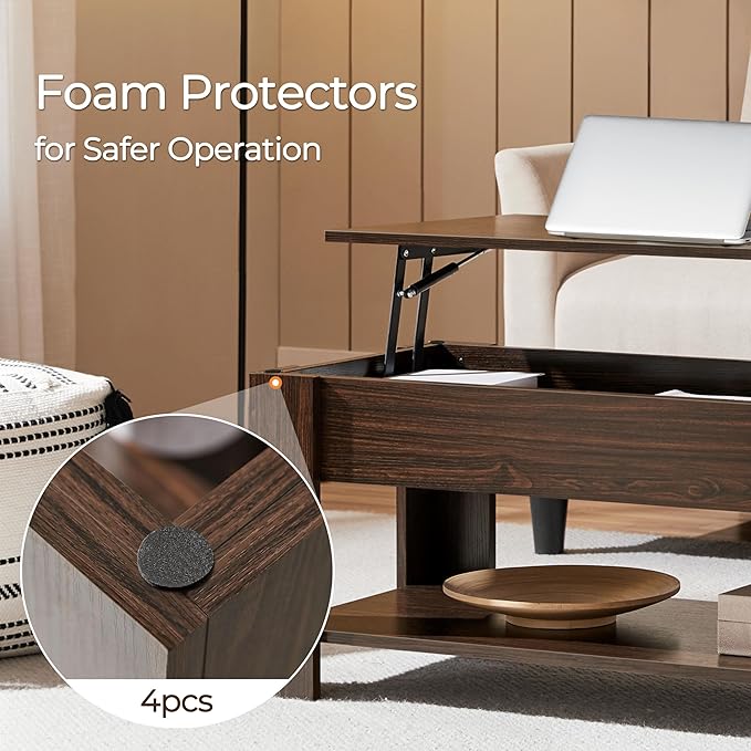 Yaheetech Lift Top Coffee Table - Image 8