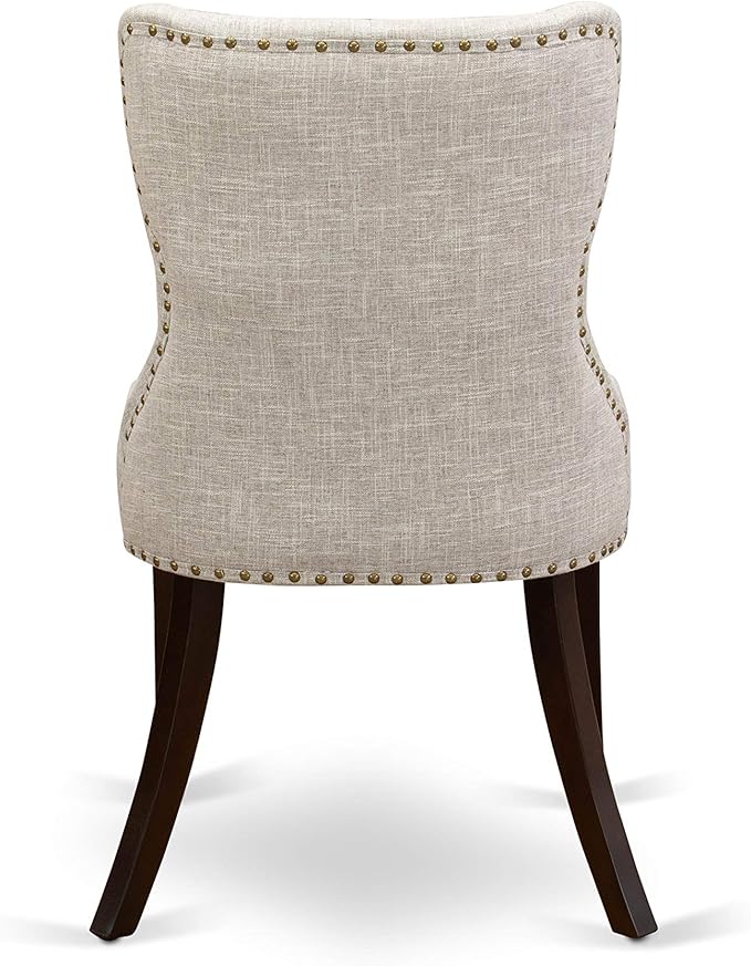East West Furniture DLSI5-MAH-35 5 Piece Kitchen Table & Chairs Set Includes a - Image 9