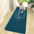 OLANLY Door Mat for Muddy Dog Paws 70x24, Absorbent Chenille Mud Doormat by OLANLY