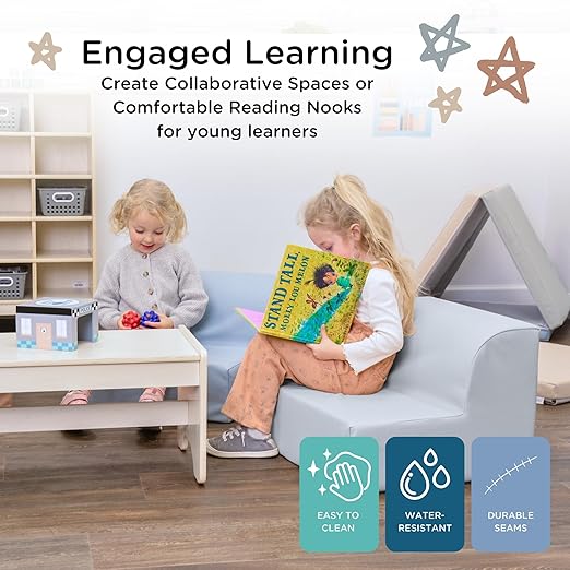 Children's Factory Library Lounger, Flexible Seating Classroom Furniture - Image 4