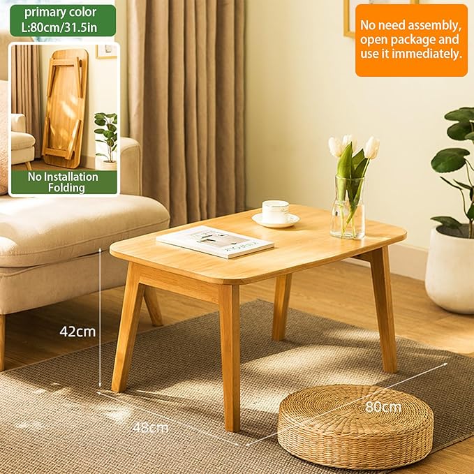 Coffee Table Foldable Mid Century Desk TV Stand - Image 5