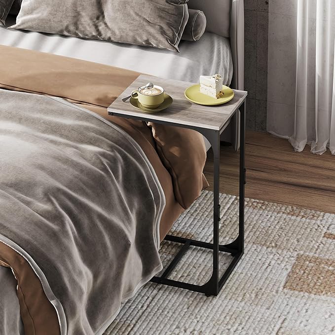 WLIVE C Shaped End Table, Small Couch Side Tables - Image 6