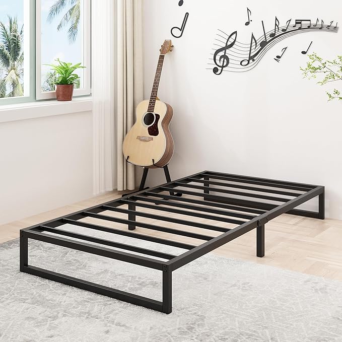 9 Inch Twin XL Bed Frames Heavy Duty Sturdy Metal Platform Bed Frame No Box - Image 6
