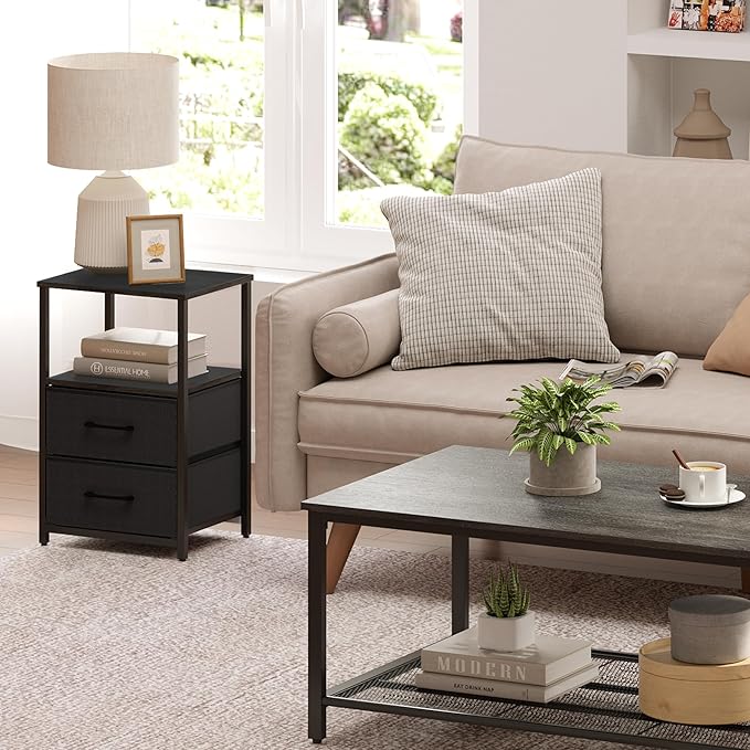 TUTOTAK End Table, Night Stand, Side Table, Nightstand - Image 5