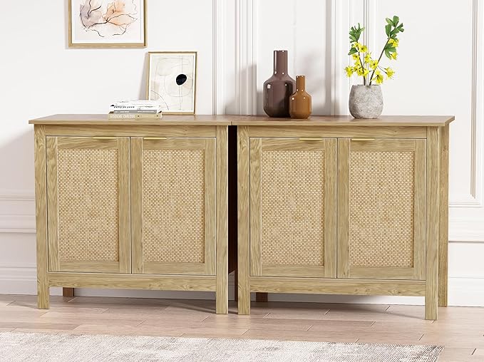 Giluta Sideboard Buffet Cabinet, Farmhouse Kitchen Cabinets - Image 8