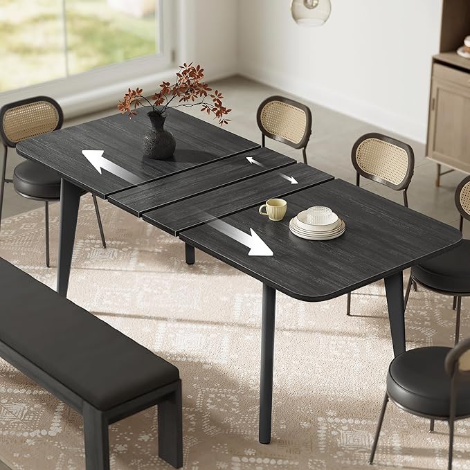 VASAGLE Dining Table for 4/6/8, Extendable Kitchen Table - Image 6