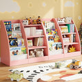 4 Tier Kids Bookshelf Set of 2, 4 Layer Sling Kids Book Shelf by FFBCFDKFurnitureSet