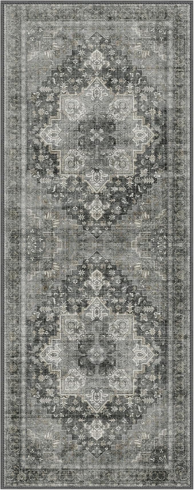 GENIMO 2x5 Runner Rugs for Hallway, Machine Washable Non Slip Vintage Rugs - Image 7